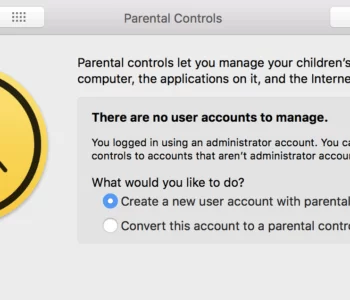 macOS High Sierra parental controls Mac
