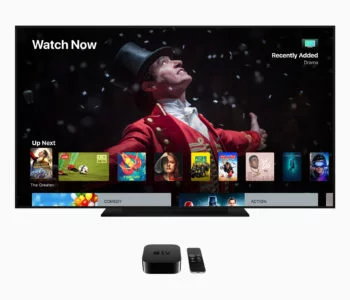 Apple TV 4k tvOS screen