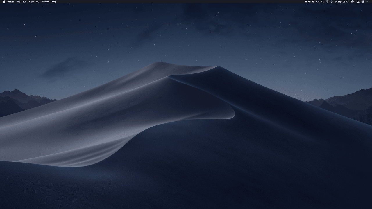 maOS Mohave relased by Apple Update Dark Mode