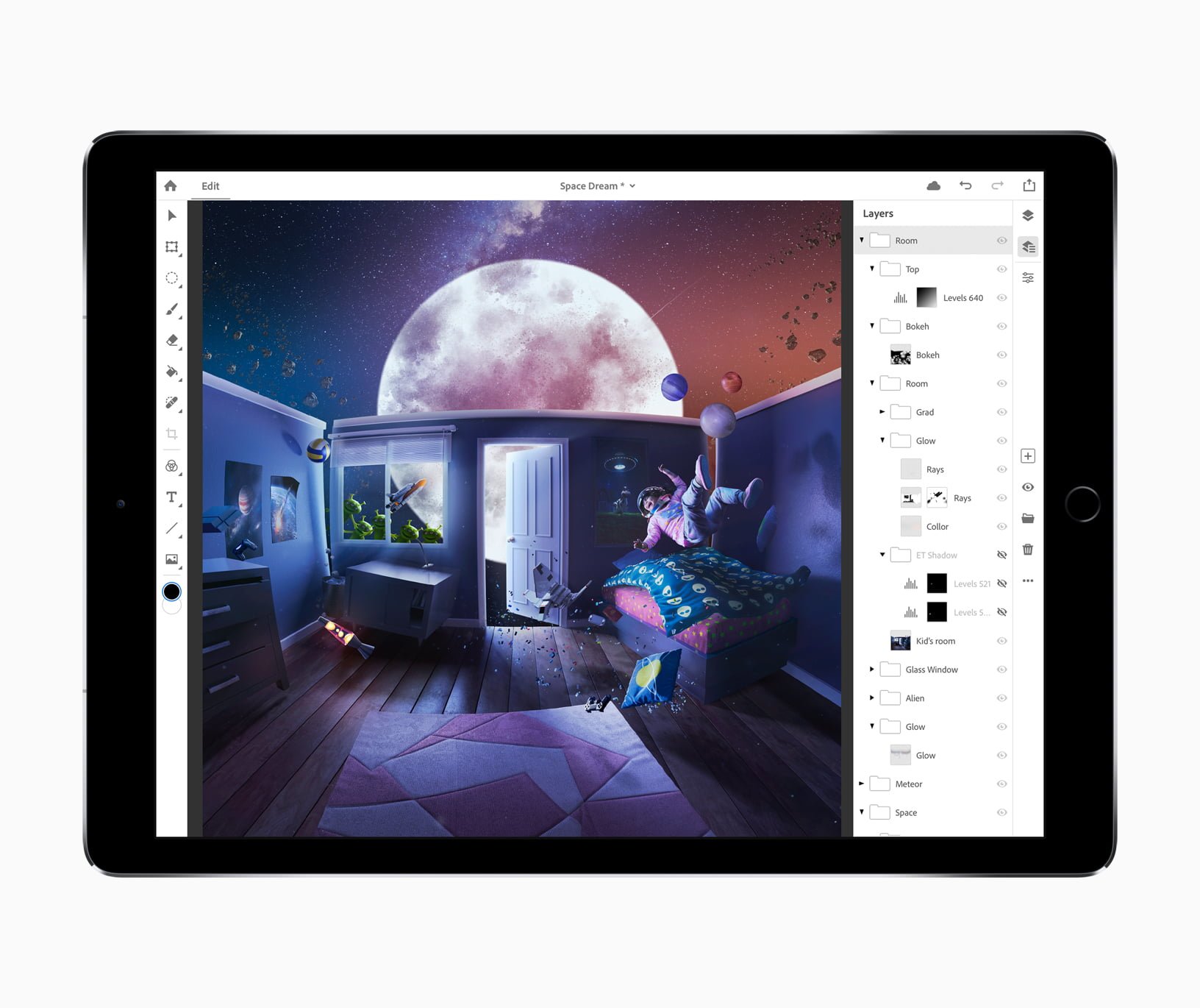 Adobe Photoshop iPad Pro Real Photoshop