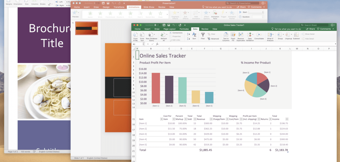 Office 2019 Office 365 Word Powerpoint Excel Mac