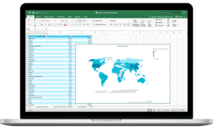 Microsoft Office 2019 for Mac Excel 2D Maps
